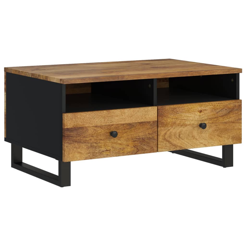 Salongbord 80x54x40 cm heltre mango og konstruert tre
