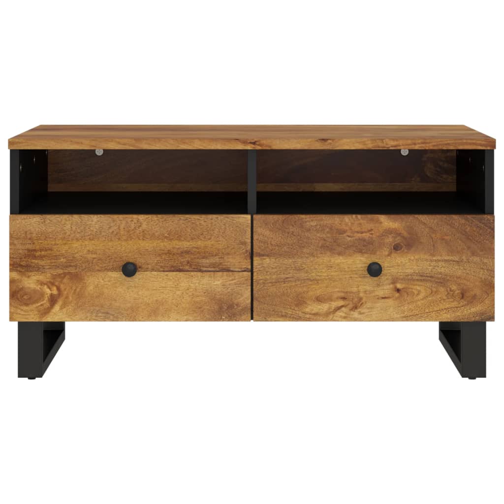 Salongbord 80x54x40 cm heltre mango og konstruert tre
