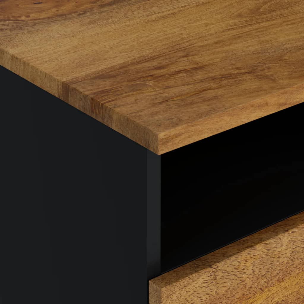 Salongbord 80x54x40 cm heltre mango og konstruert tre
