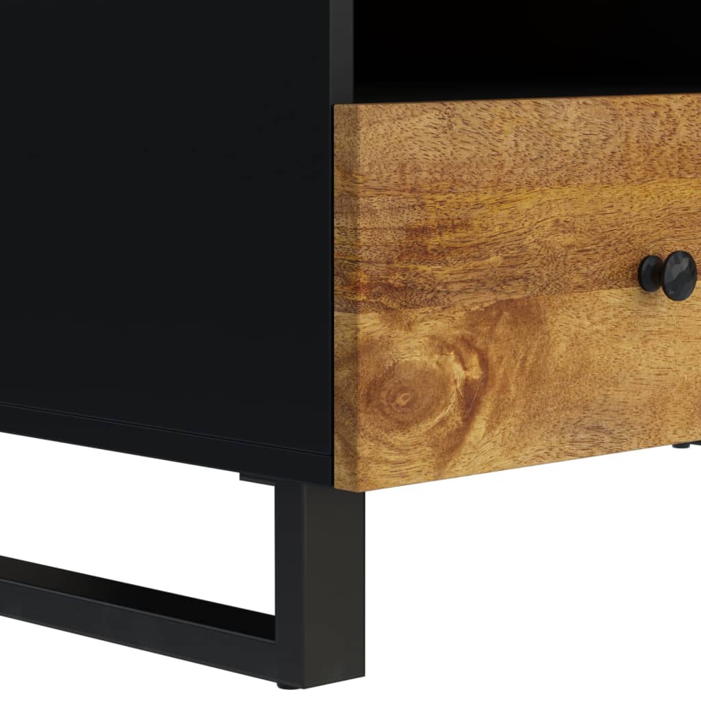 Salongbord 80x54x40 cm heltre mango og konstruert tre