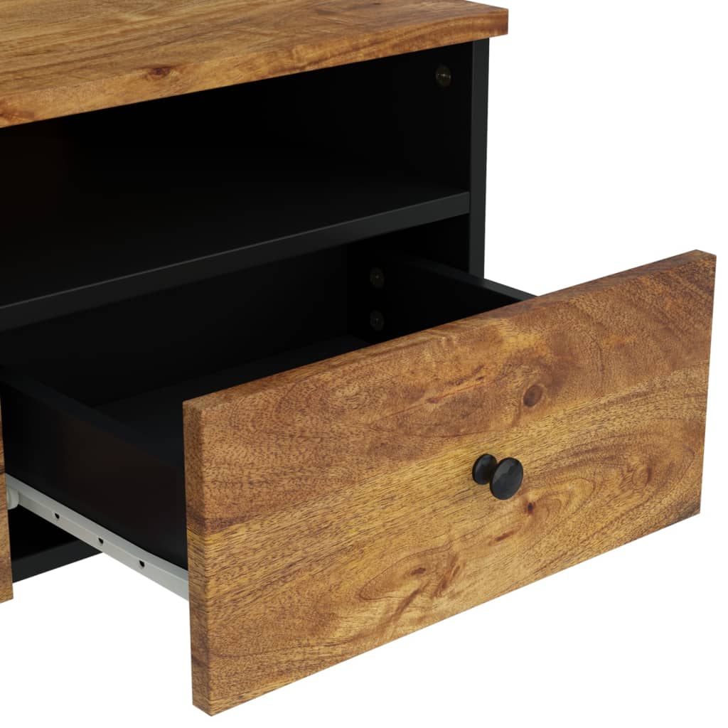 Salongbord 80x54x40 cm heltre mango og konstruert tre