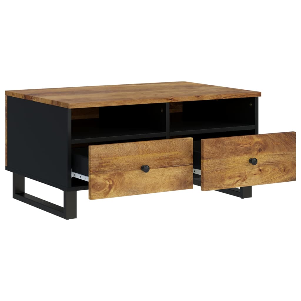 Salongbord 80x54x40 cm heltre mango og konstruert tre