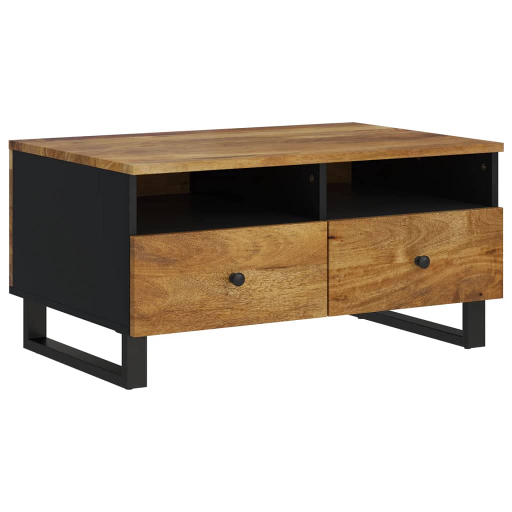 Salongbord 80x54x40 cm heltre mango og konstruert tre