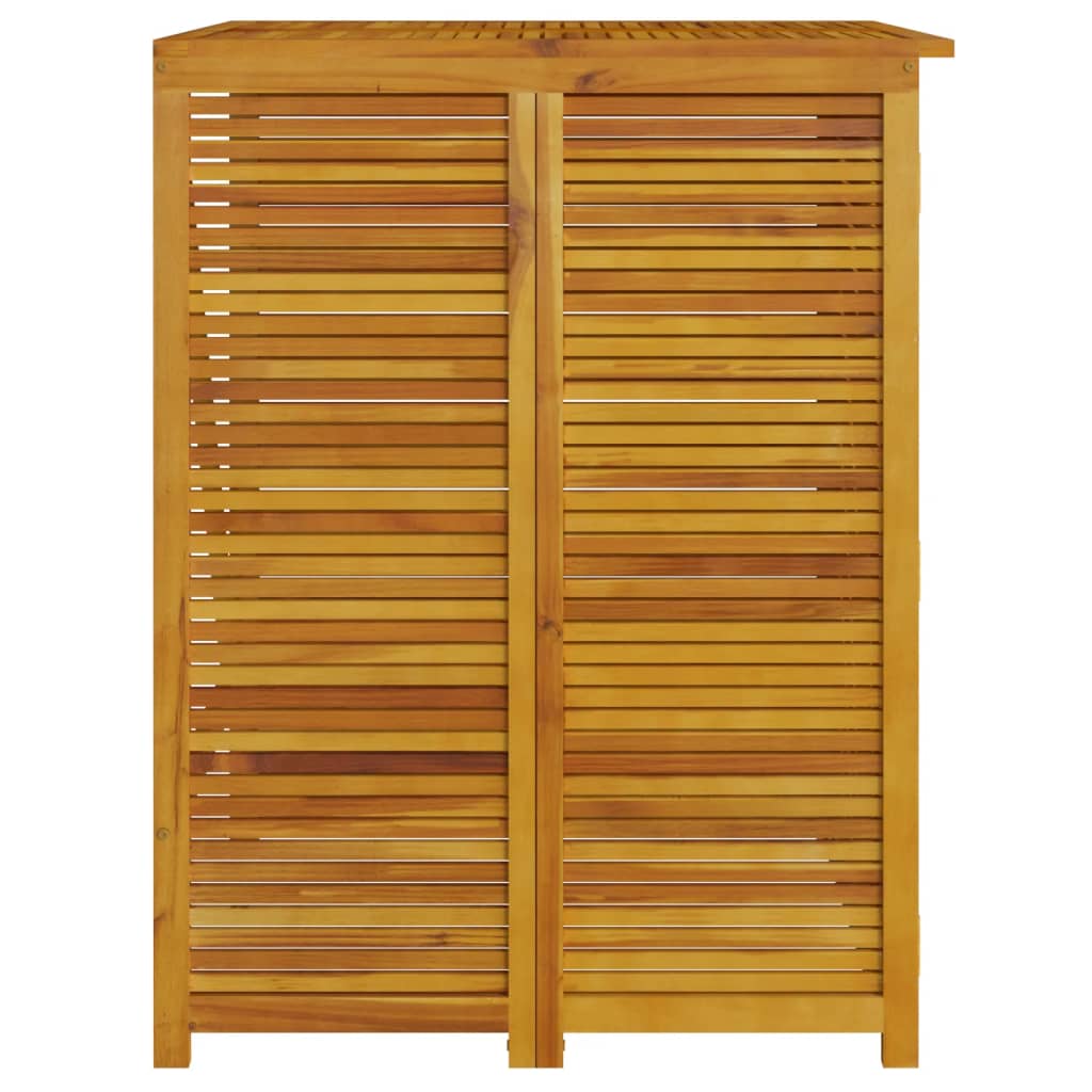 Enkelt søppeldunkskur 70x89x117 cm heltre akasie