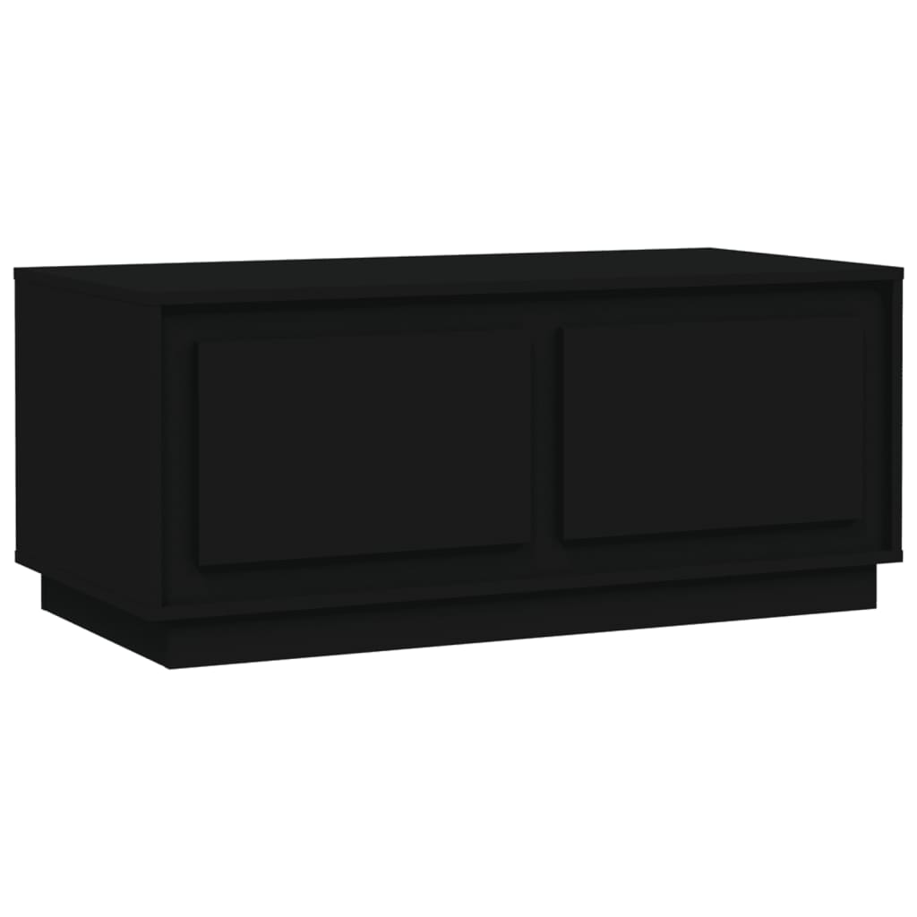 Salongbord svart 102x50x44 cm konstruert tre