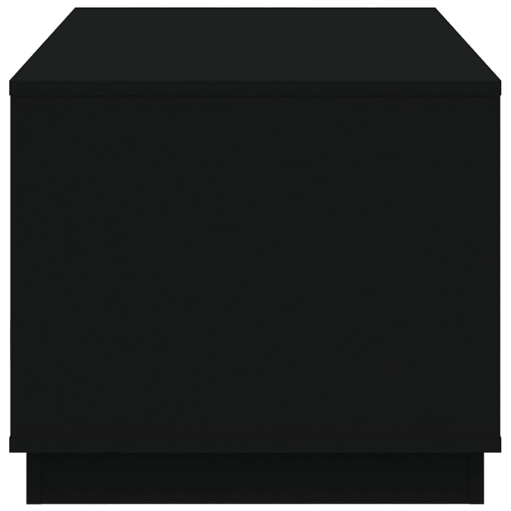 Salongbord svart 102x50x44 cm konstruert tre