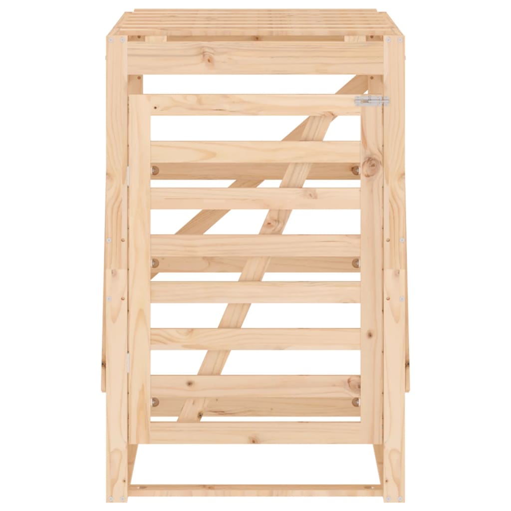 Søppeldunkskur 84x90x128,5 cm heltre furu