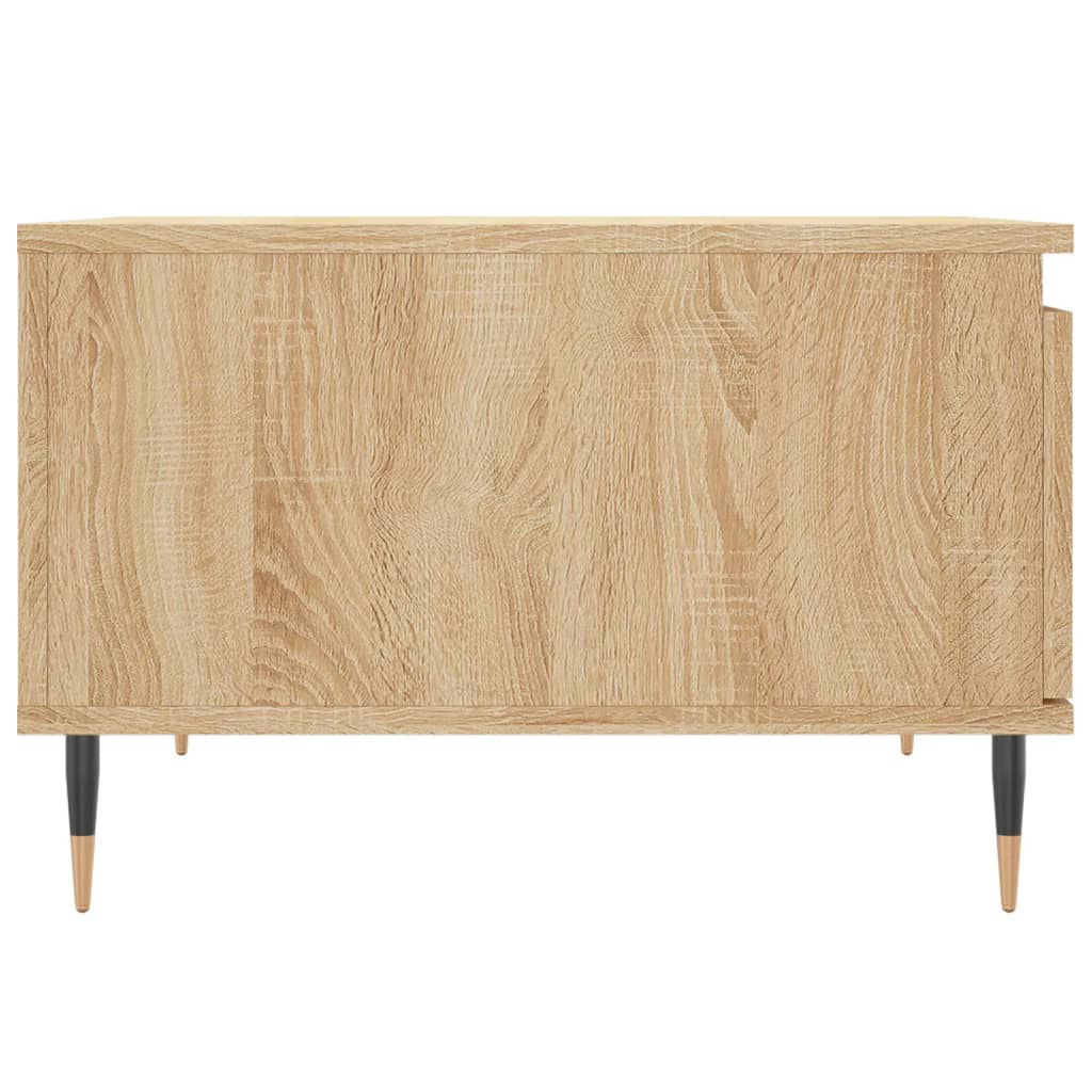 Salongbord sonoma eik 55x55x36,5 cm konstruert tre