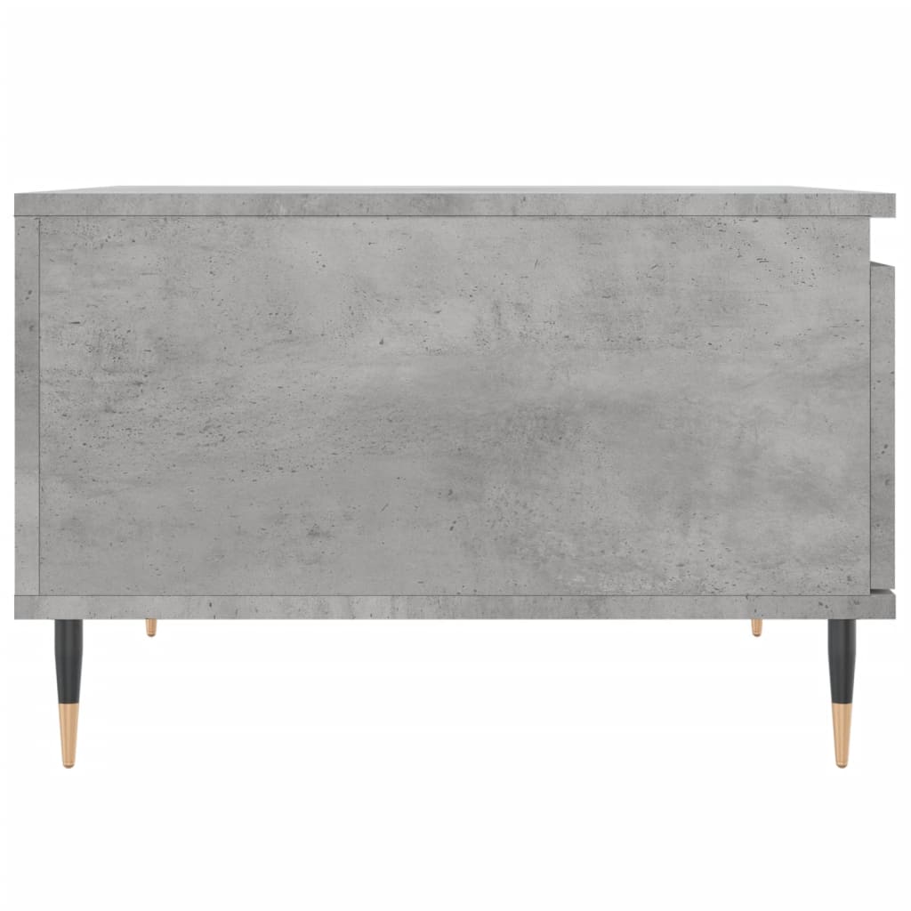 Salongbord betonggrå 55x55x36,5 cm konstruert tre