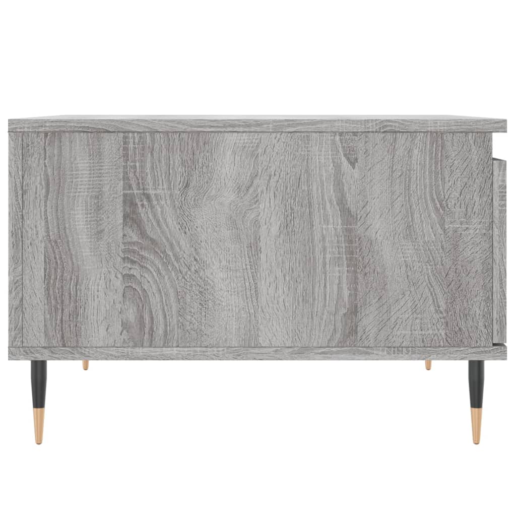 Salongbord grå sonoma 55x55x36,5 cm konstruert tre