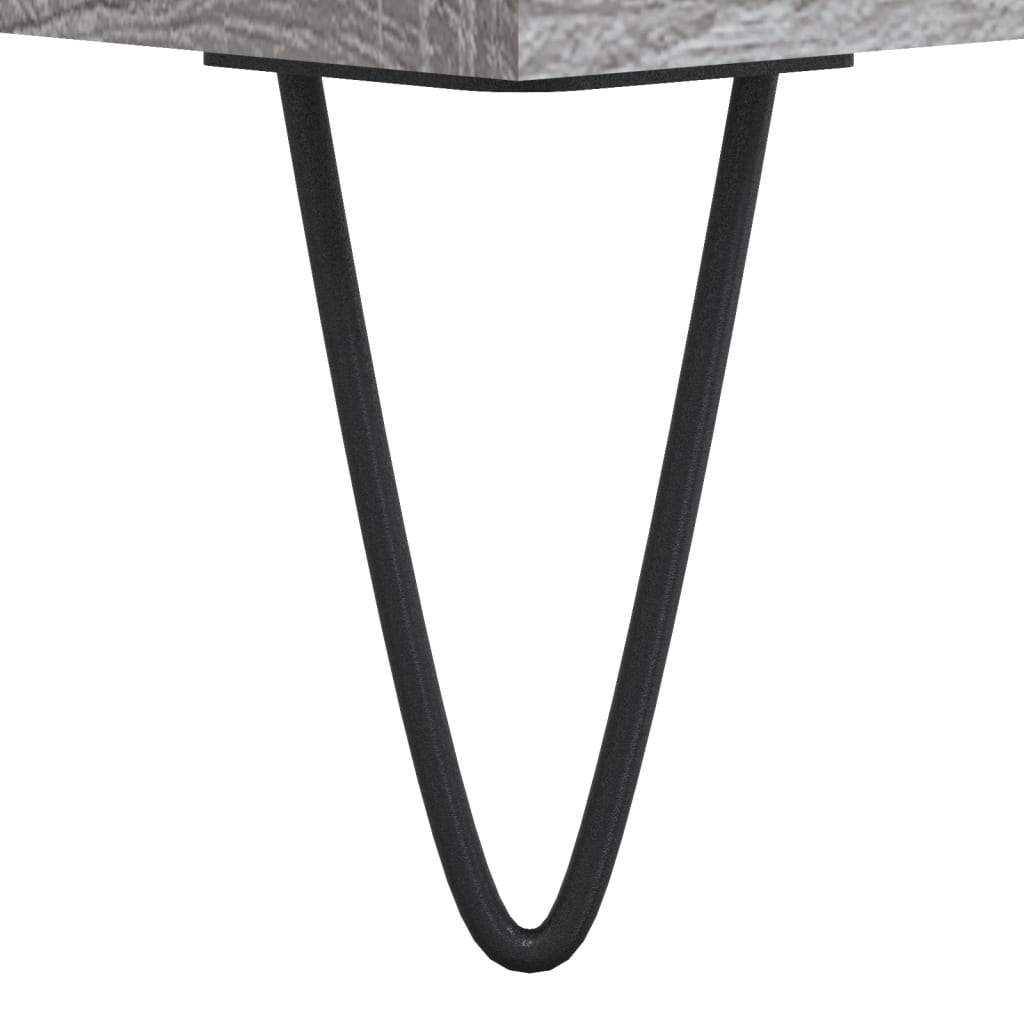 Salongbord grå sonoma 55x55x36,5 cm konstruert tre