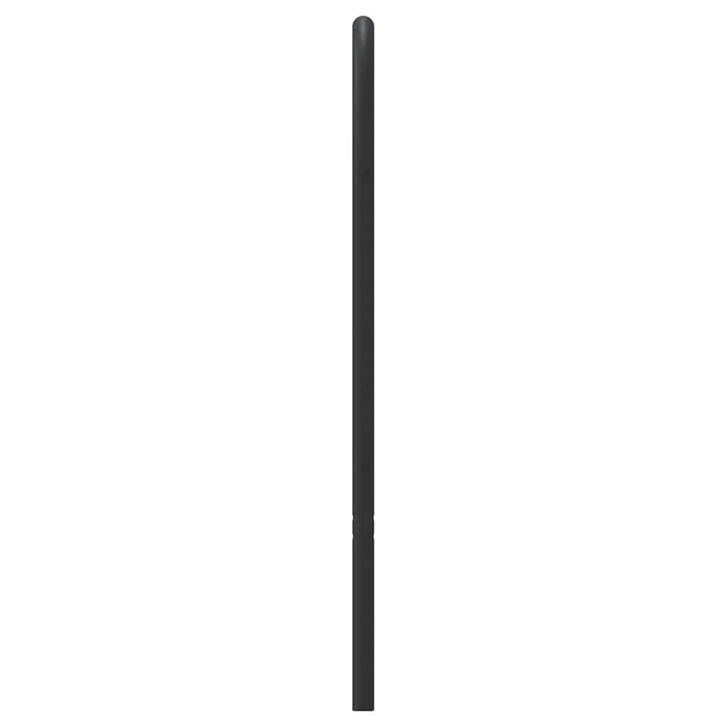 Sengegavl i metall svart 150 cm