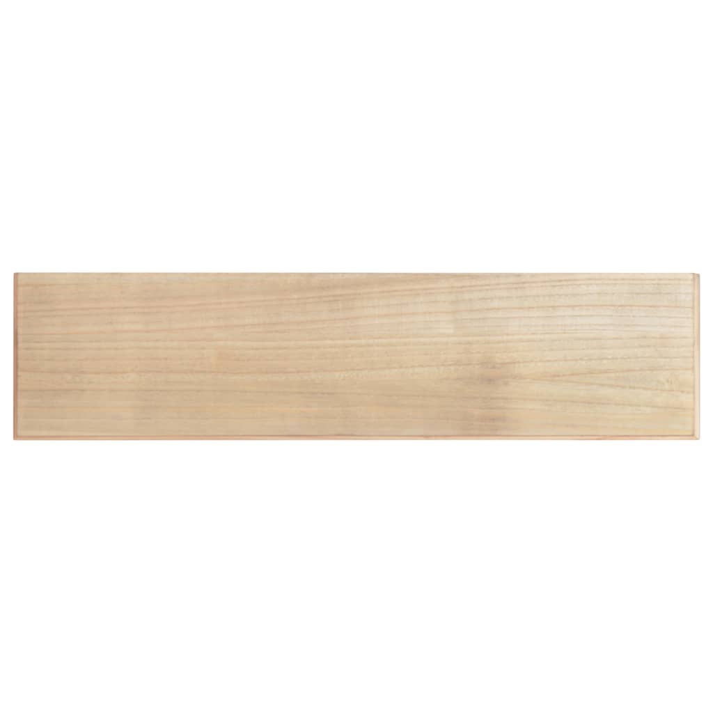 Konsollbord svart 110x30x76 cm konstruert tre