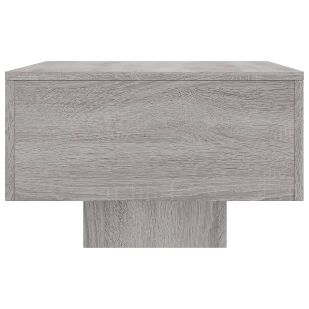 Salongbord grå sonoma 100x49,5x31 cm konstruert tre