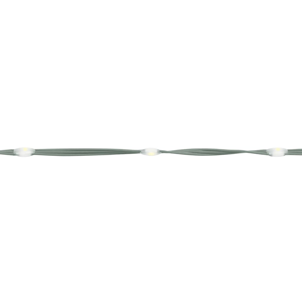 LED juletre på flaggstang 1534 LEDs Blå 500 cm
