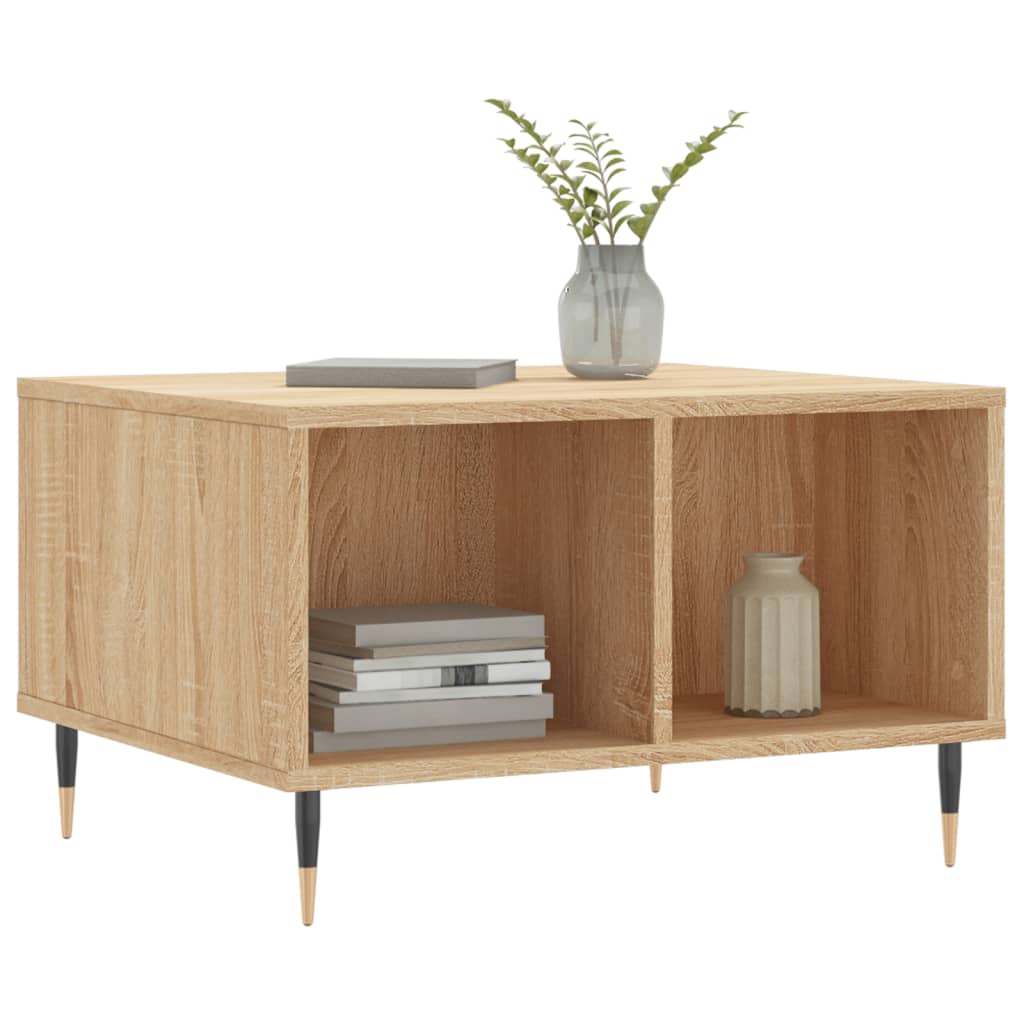 Salongbord sonoma eik 60x50x36,5 cm konstruert tre