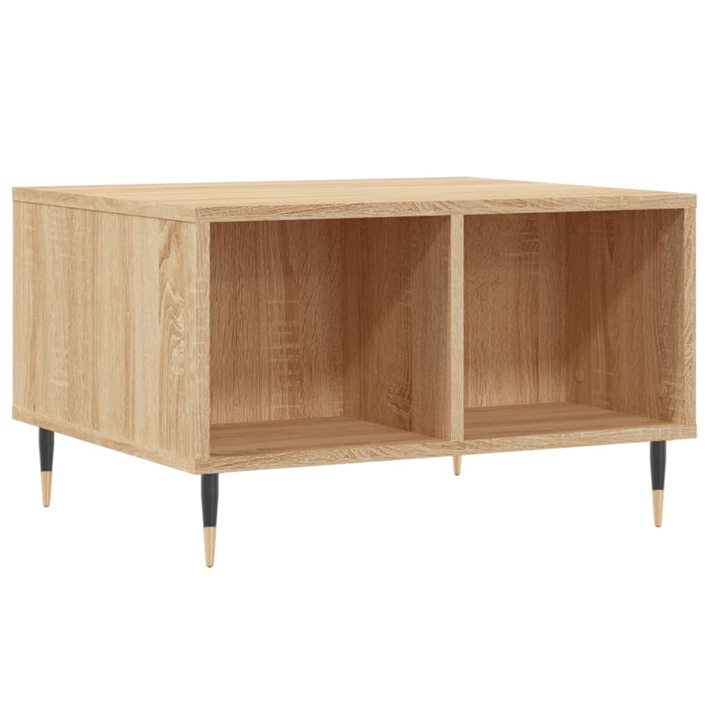 Salongbord sonoma eik 60x50x36,5 cm konstruert tre