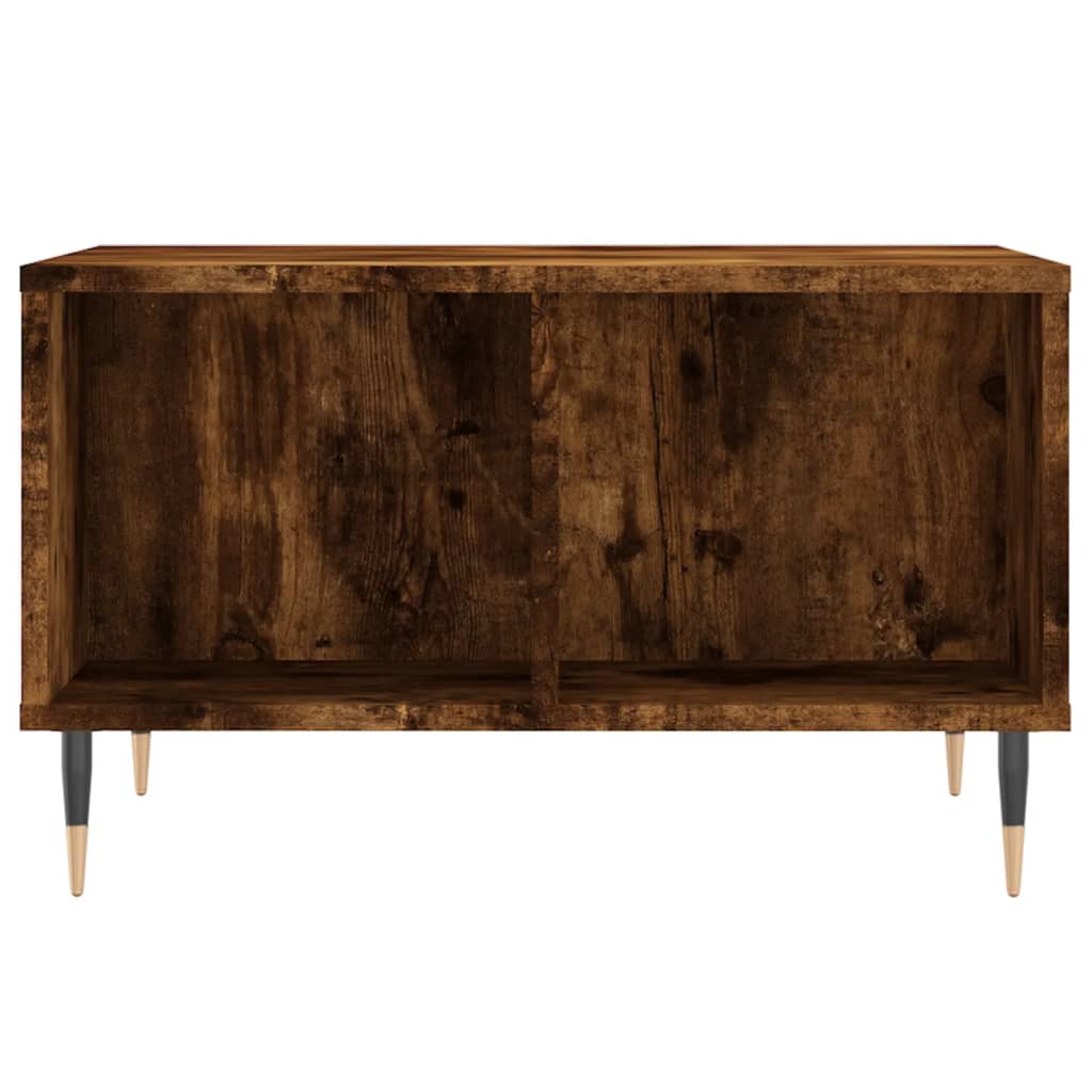 Salongbord røkt eik 60x50x36,5 cm konstruert tre