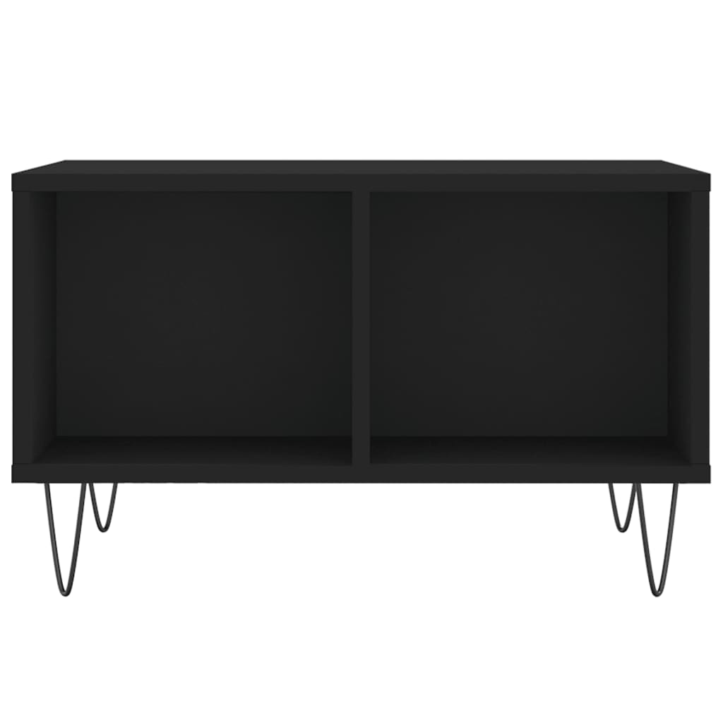 Salongbord svart 60x50x36,5 cm konstruert tre