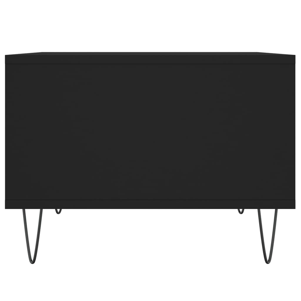 Salongbord svart 60x50x36,5 cm konstruert tre