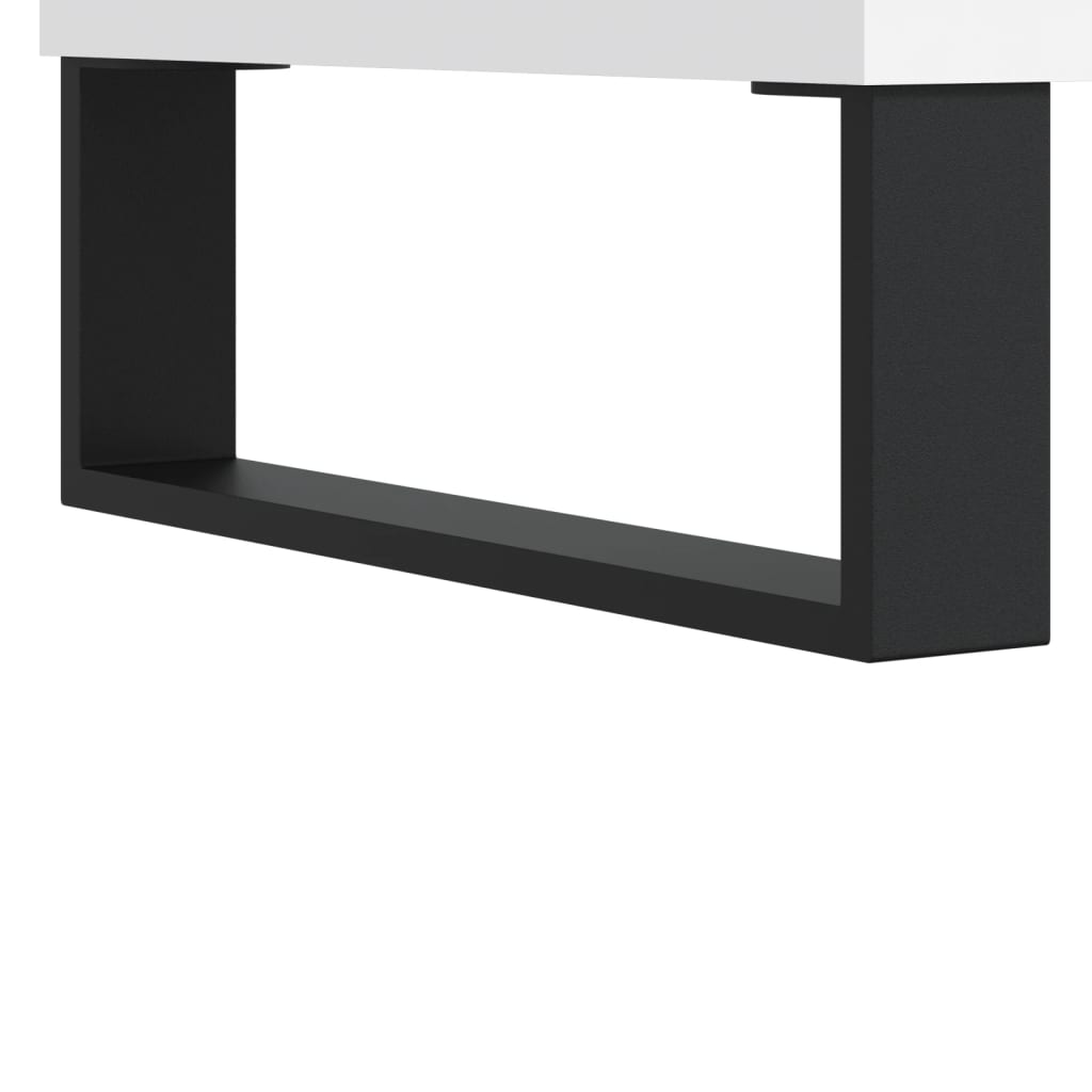 Salongbord hvit 60x50x36,5 cm konstruert tre