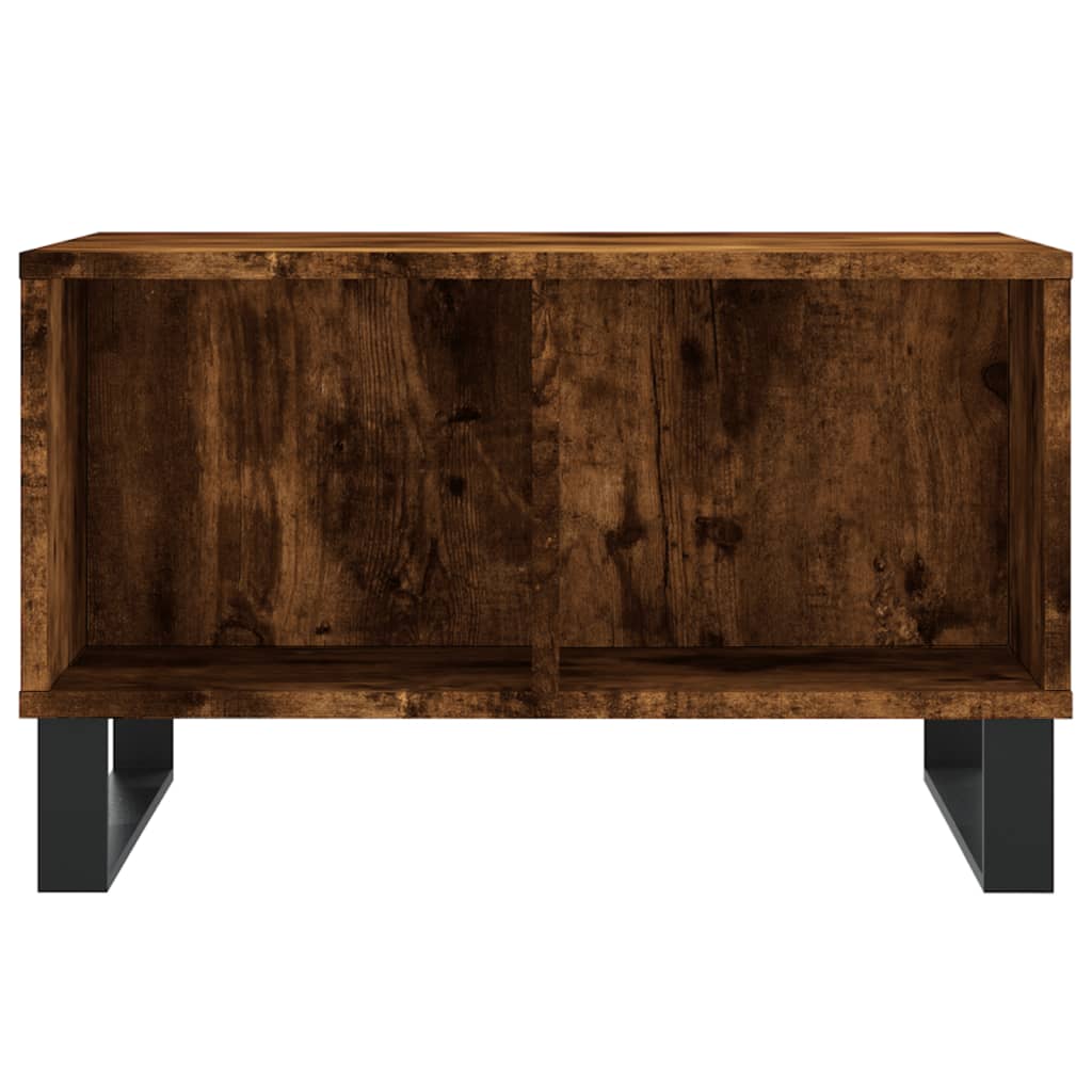 Salongbord røkt eik 60x50x36,5 cm konstruert tre