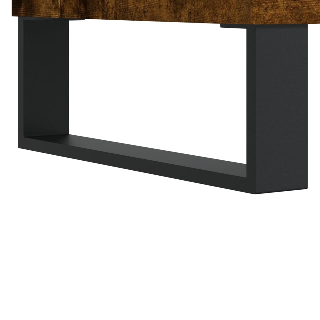 Salongbord røkt eik 60x50x36,5 cm konstruert tre