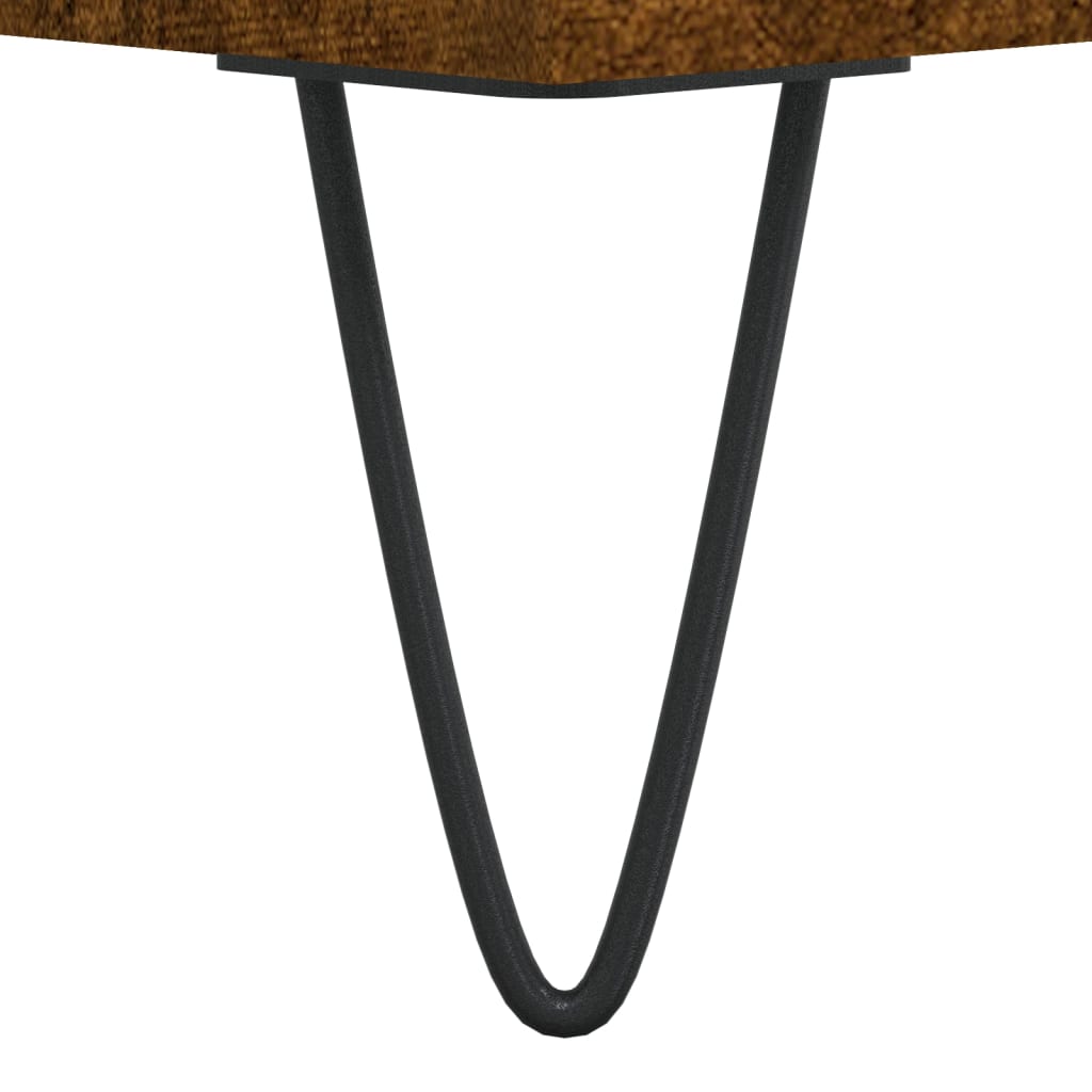 Salongbord røkt eik 90x50x36,5 cm konstruert tre