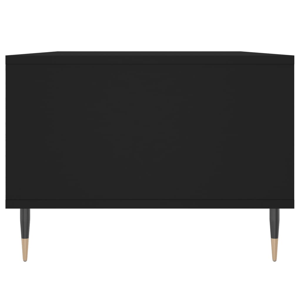 Salongbord svart 90x50x36,5 cm konstruert tre