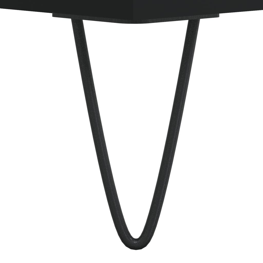 Salongbord svart 90x50x36,5 cm konstruert tre