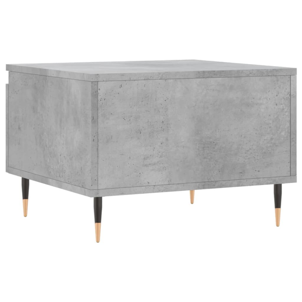 Salongbord betonggrå 50x46x35 cm konstruert tre