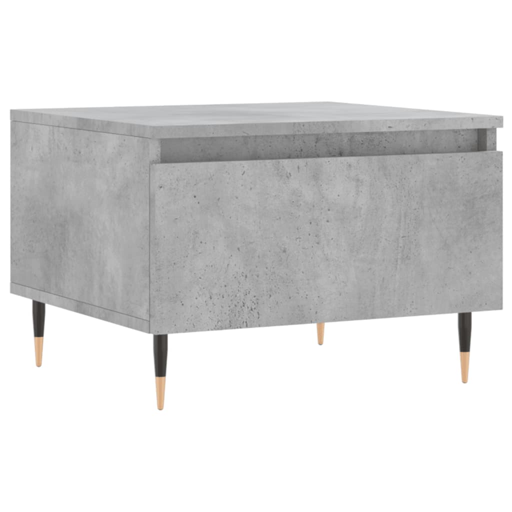 Saongbord 2 stk betonggrå 50x46x35 cm konstruert tre