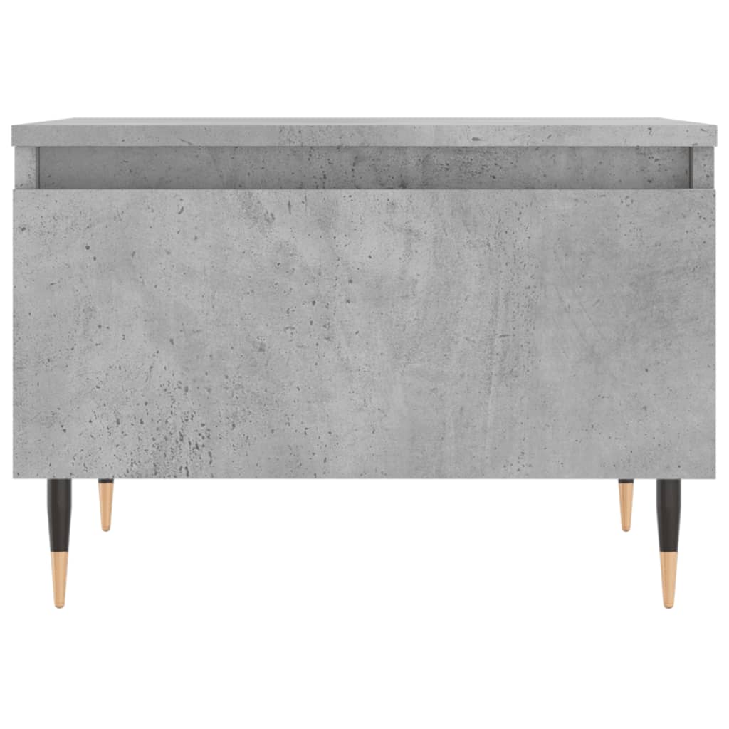 Saongbord 2 stk betonggrå 50x46x35 cm konstruert tre