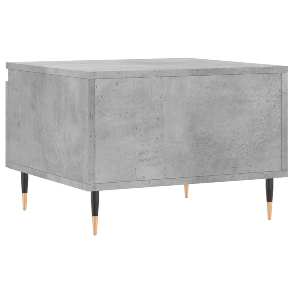 Saongbord 2 stk betonggrå 50x46x35 cm konstruert tre