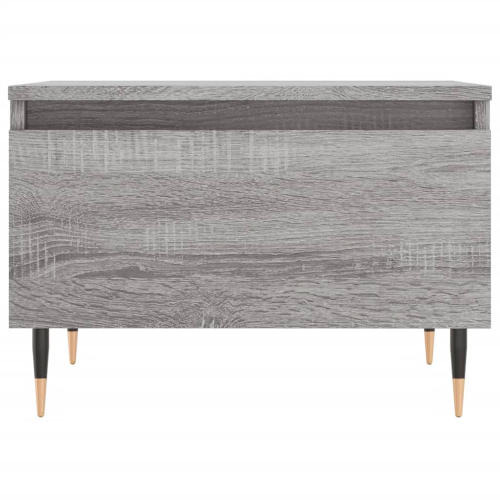 Salongbord 2 stk grå sonoma 50x46x35 cm konstruert tre