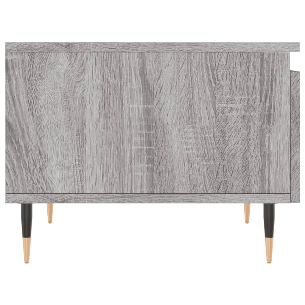 Salongbord 2 stk grå sonoma 50x46x35 cm konstruert tre
