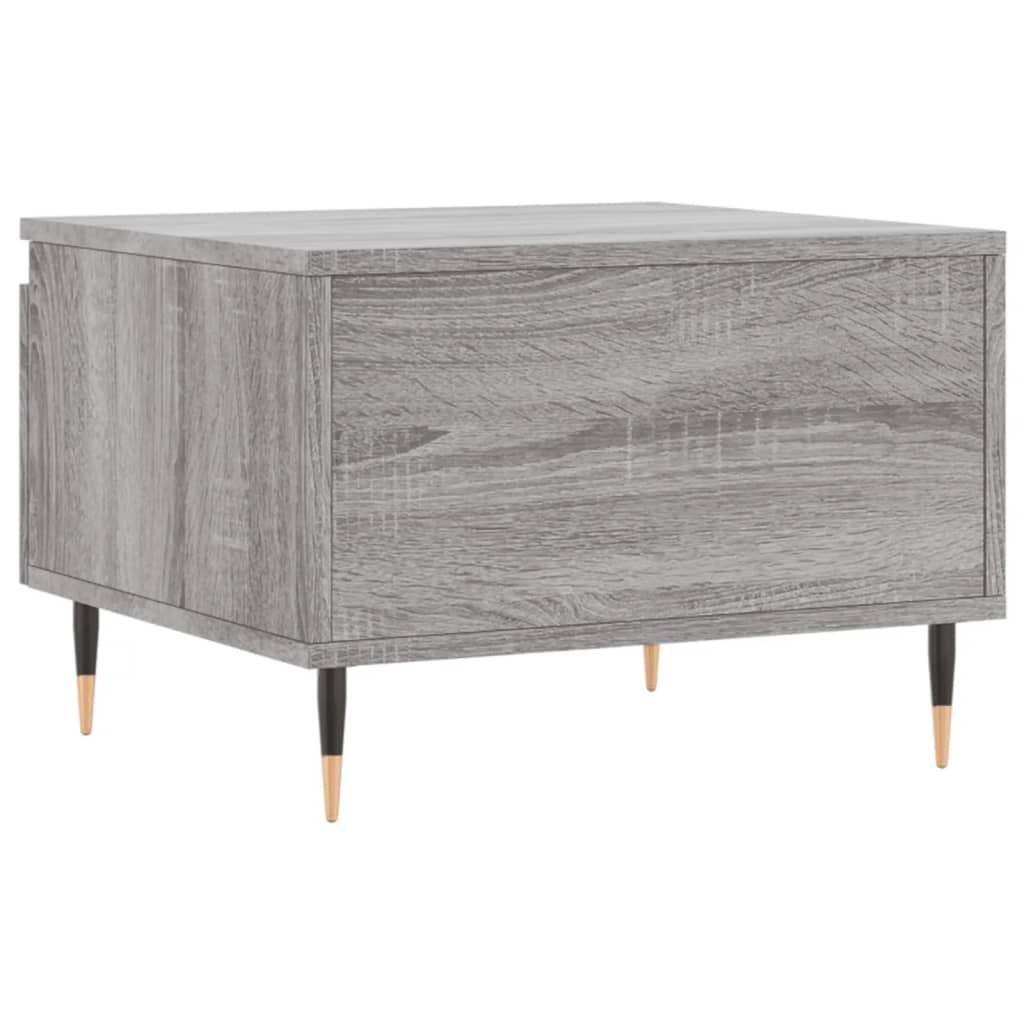 Salongbord 2 stk grå sonoma 50x46x35 cm konstruert tre