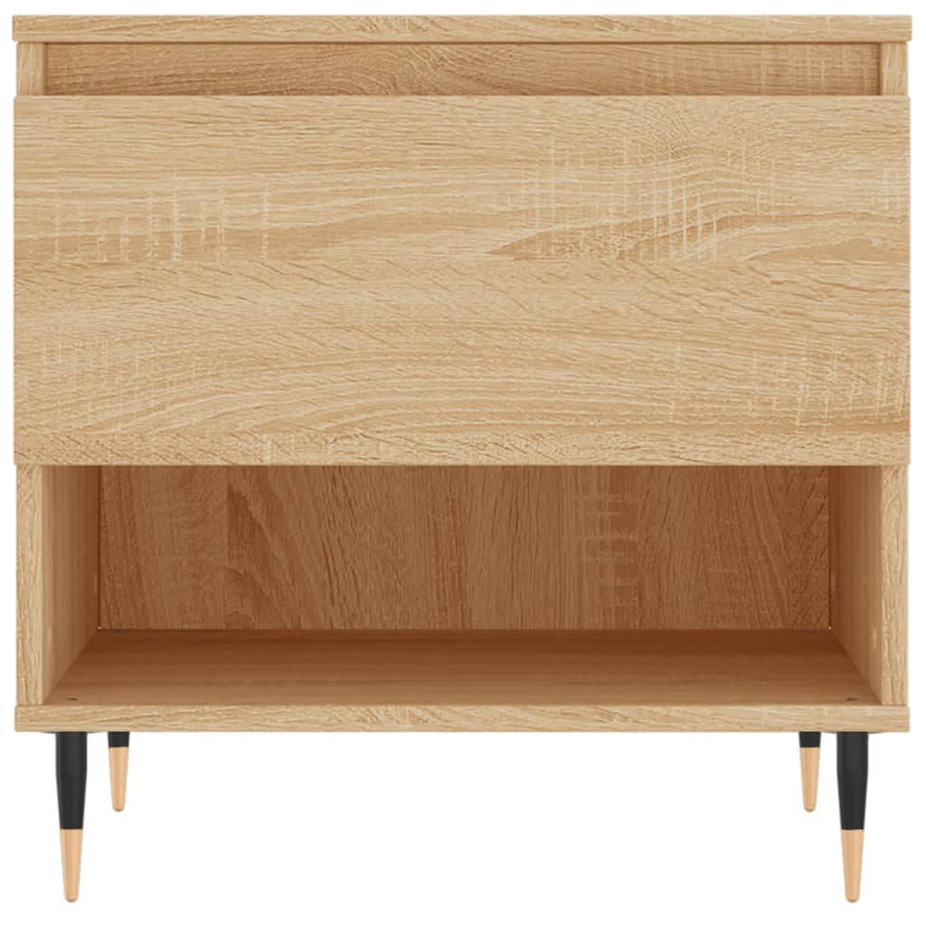 Salongbord 2 stk sonoma eik 50x46x50 cm konstruert tre
