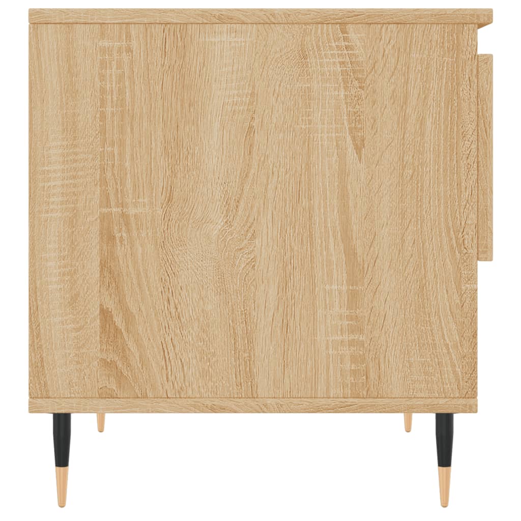 Salongbord 2 stk sonoma eik 50x46x50 cm konstruert tre