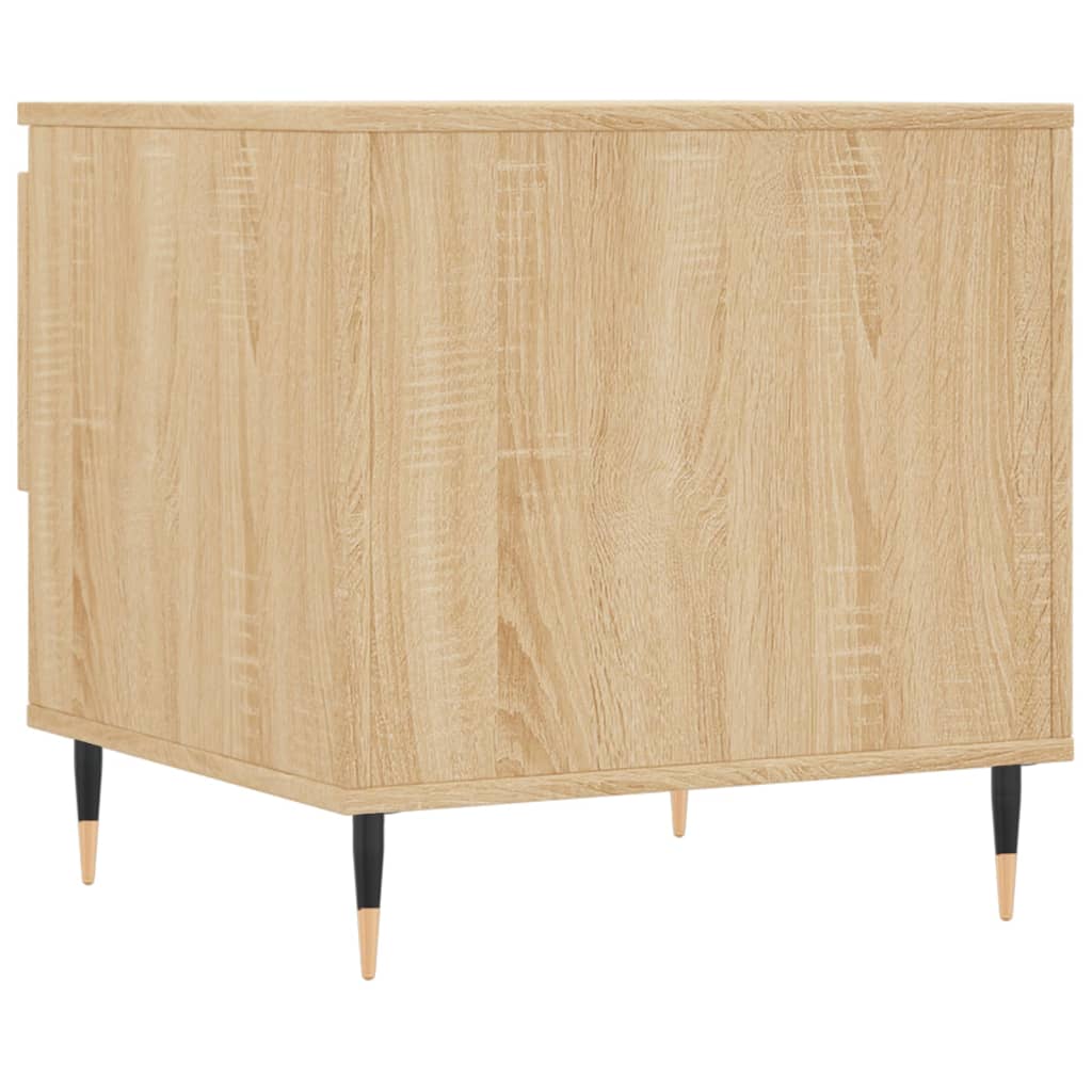Salongbord 2 stk sonoma eik 50x46x50 cm konstruert tre