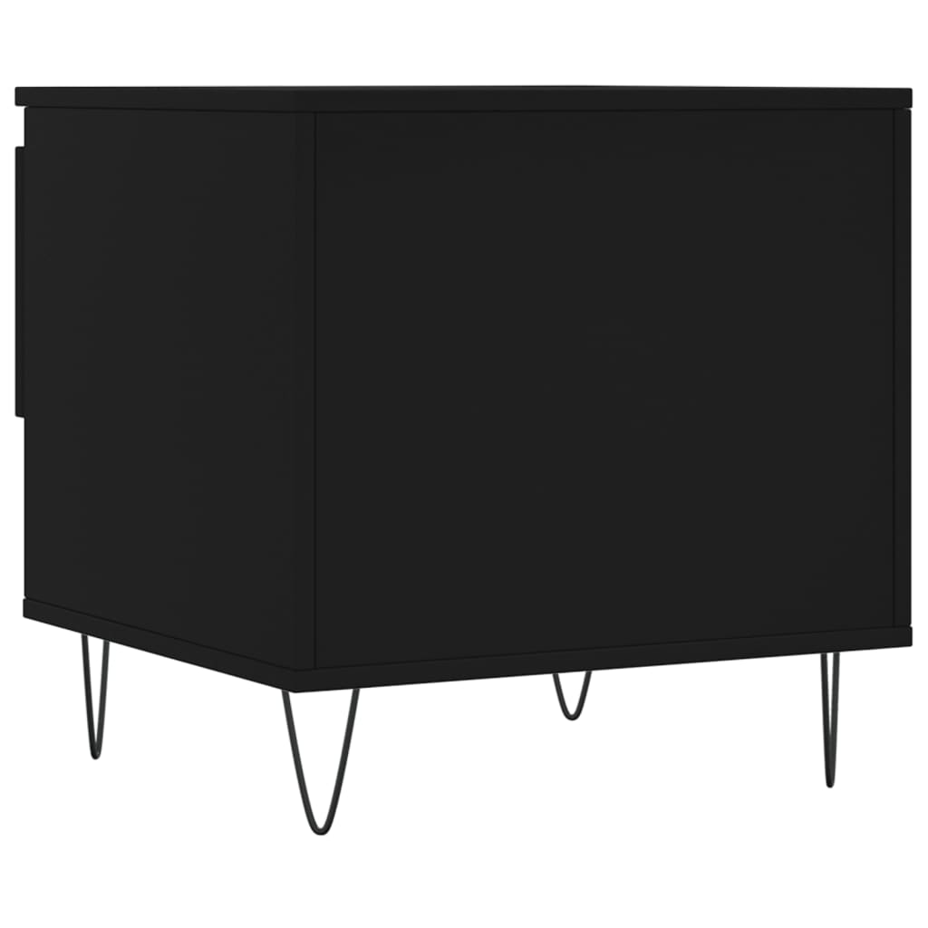 Salongbord svart 50x46x50 cm konstruert tre