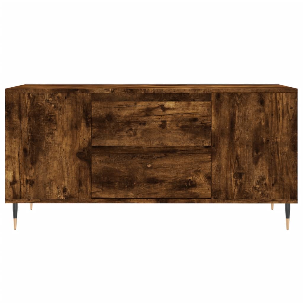Salongbord røkt eik 102x44,5x50 cm konstruert tre