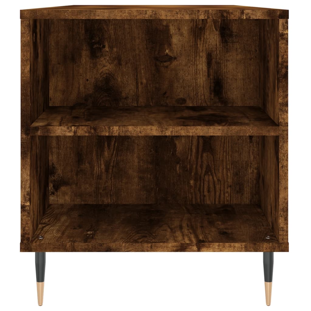 Salongbord røkt eik 102x44,5x50 cm konstruert tre