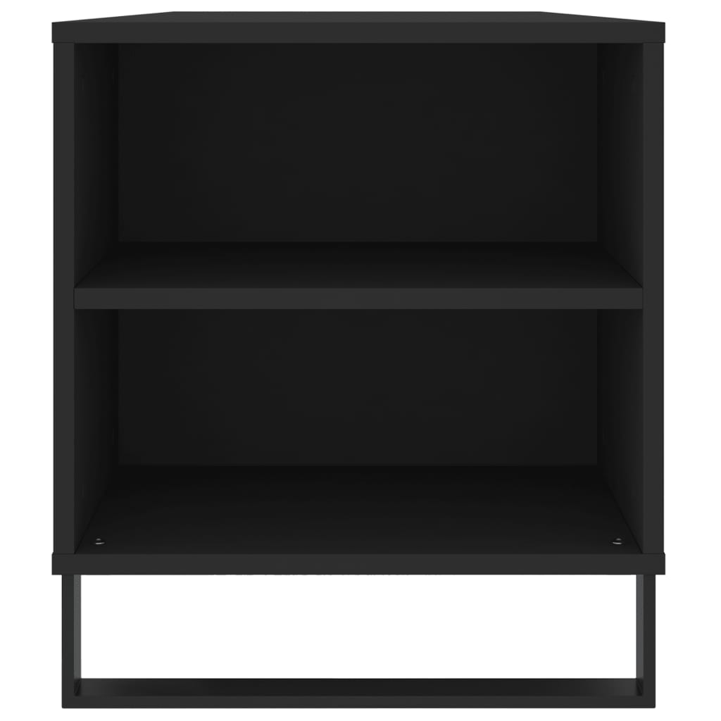 Salongbord svart 102x44,5x50 cm konstruert tre