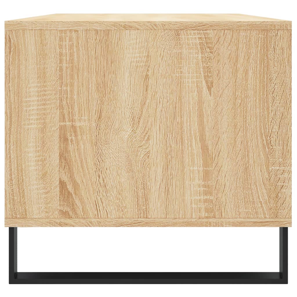 Salongbord sonoma eik 90x49x45 cm konstruert tre