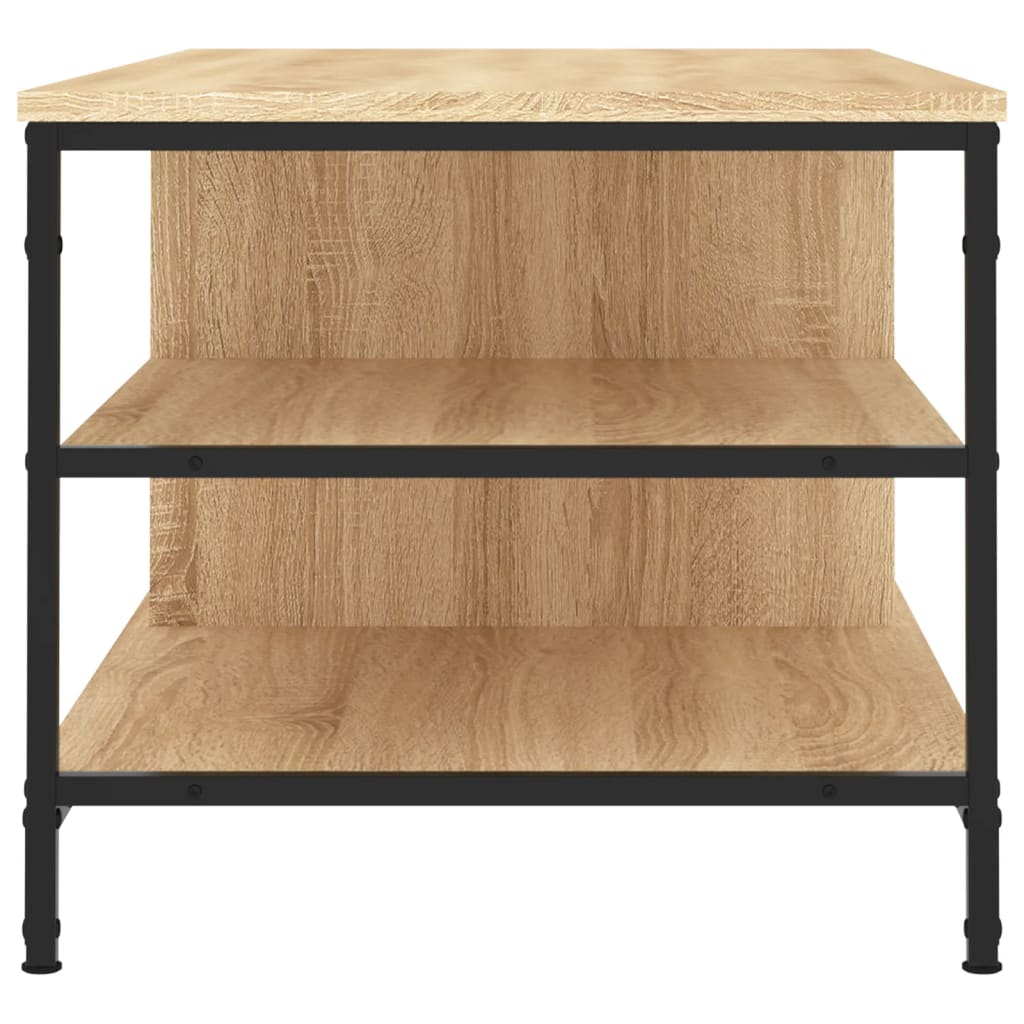 Salongbord sonoma eik 100x50x45 cm konstruert tre