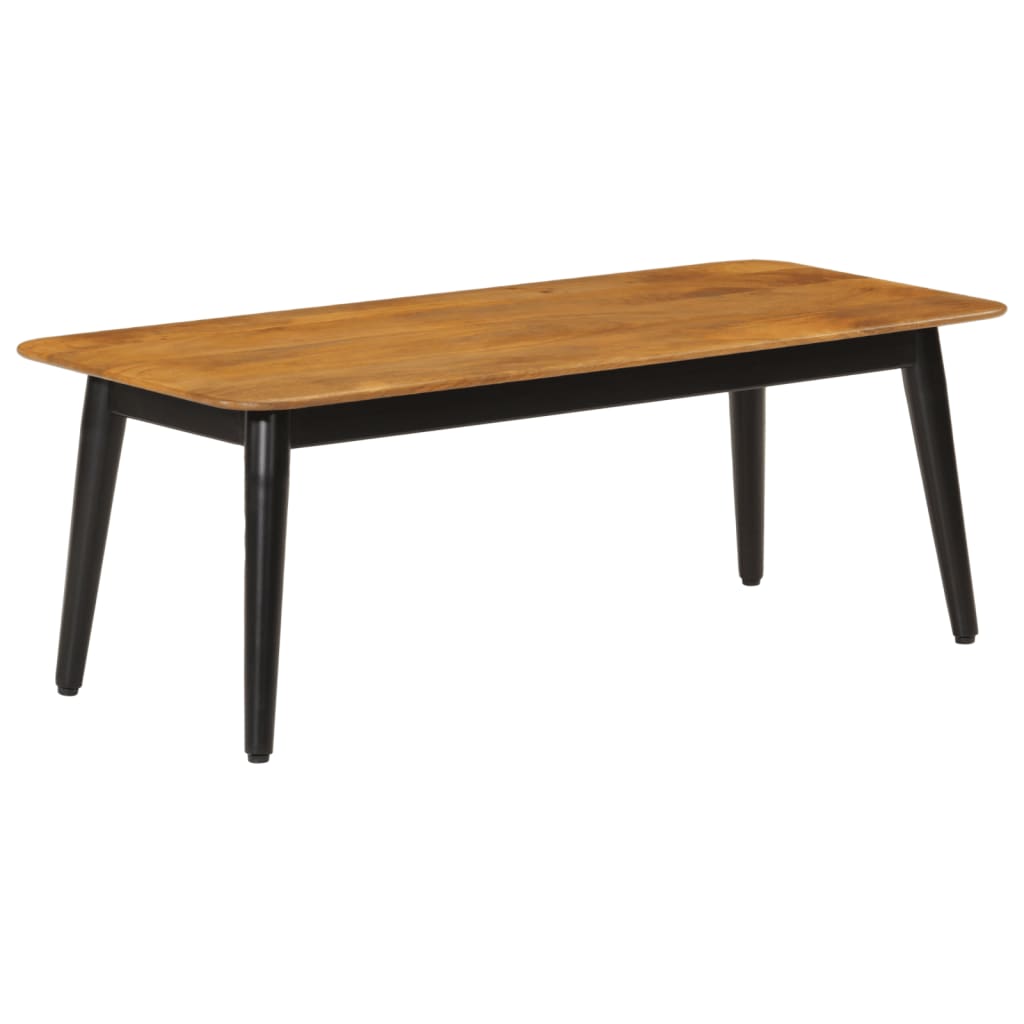 Salongbord 110x50x40 cm heltre mango og jern
