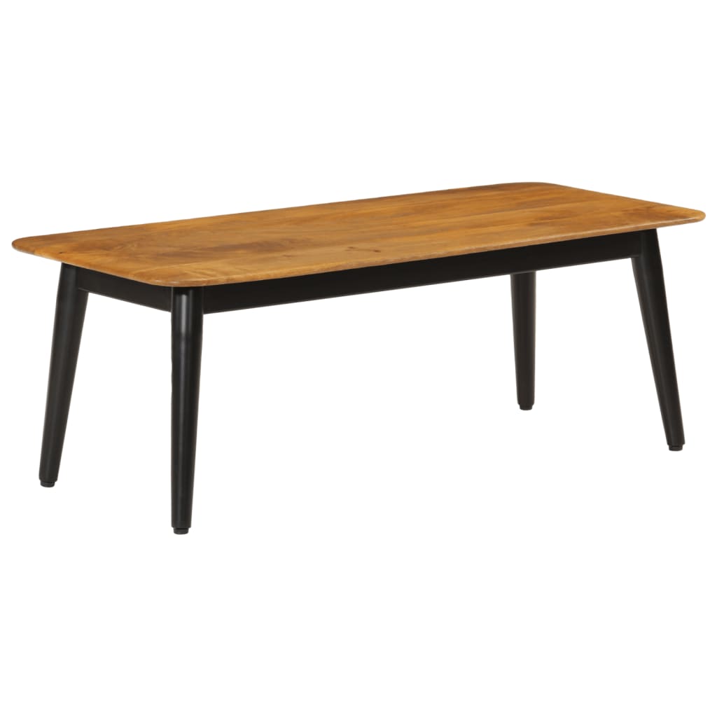 Salongbord 110x50x40 cm heltre mango og jern