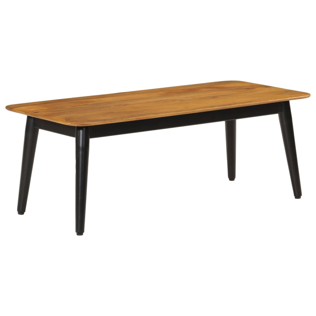 Salongbord 110x50x40 cm heltre mango og jern