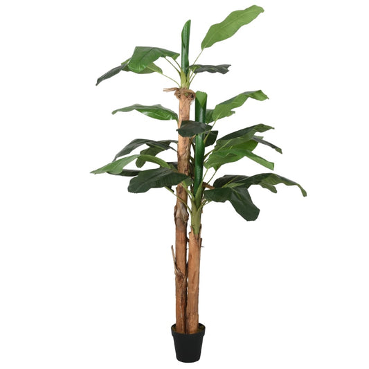 Kunstig banantre 18 blader 150 cm grønn